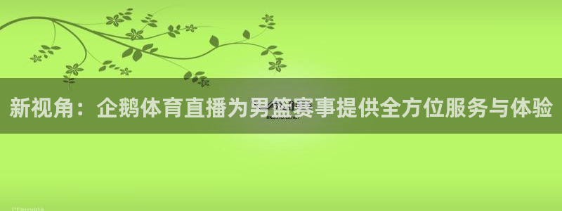 新视角：企鹅体育直播为男篮赛事提供全方位服务与体验
