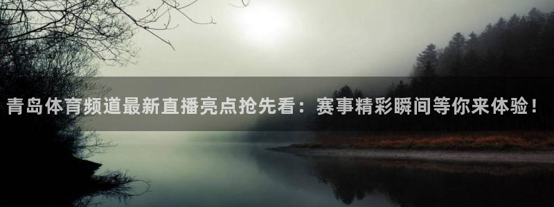 青岛体育频道最新直播亮点抢先看：赛事精彩瞬间等你来体验！