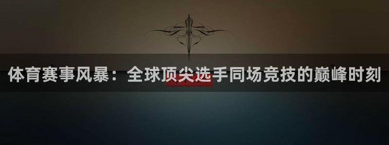 体育赛事风暴：全球顶尖选手同场竞技的巅峰时刻
