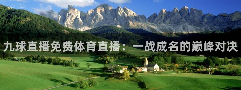 九球直播免费体育直播：一战成名的巅峰对决