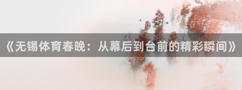 《无锡体育春晚：从幕后到台前的精彩瞬间》