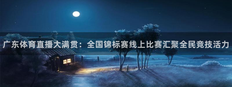 广东体育直播大满贯：全国锦标赛线上比赛汇聚全民竞技活力